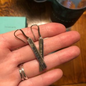 RARE Tiffany & Co 1837 Bar Earrings!
